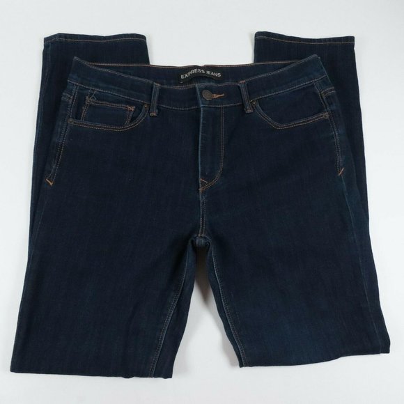Express Womens Jeans Size 12R Skinny Mid Rise